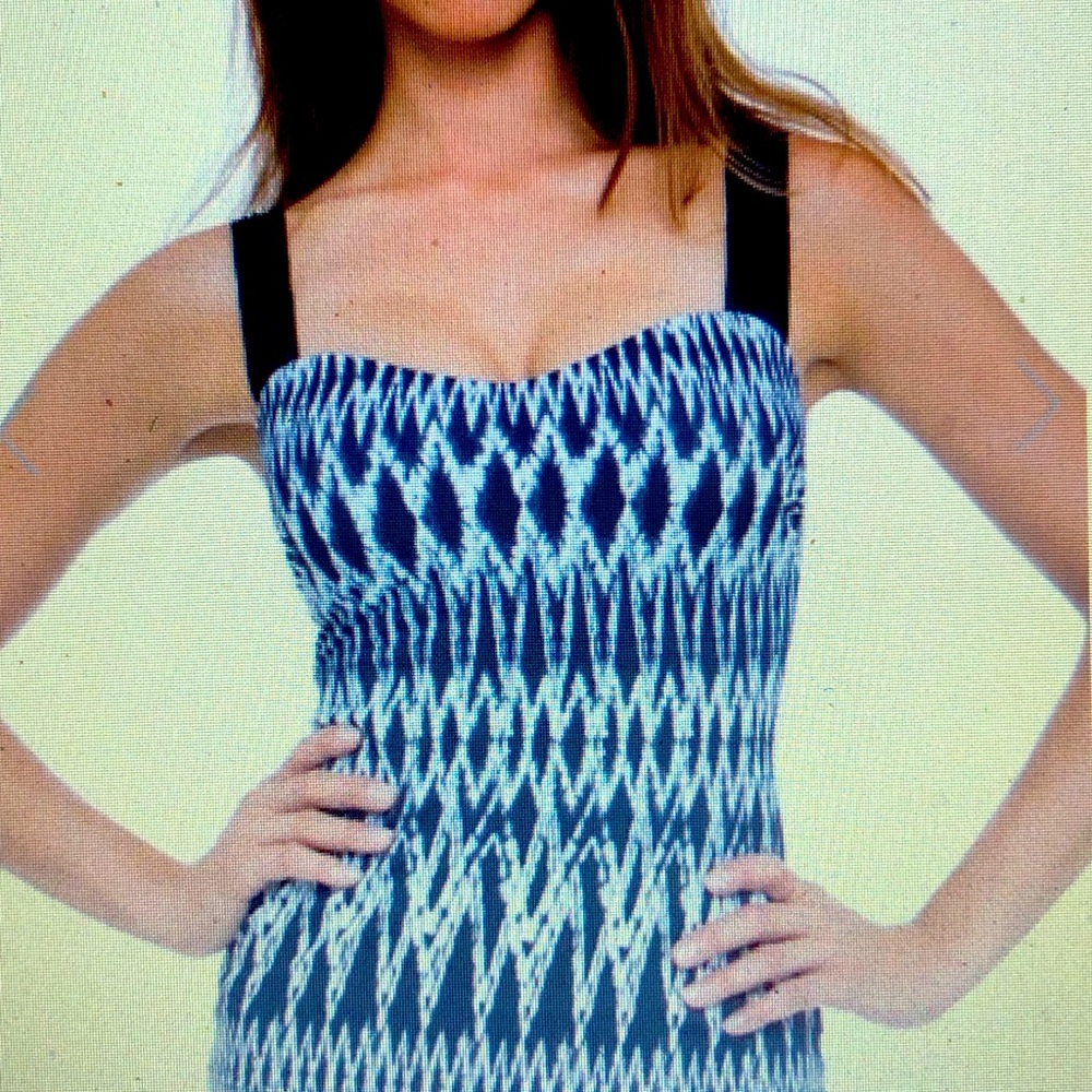 Gottex Underwire E-Cup black/ white Tankini Top Swimwear. Plus size